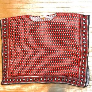 Chic Michael Kors Geometric Patterned Top — does not wrinkle